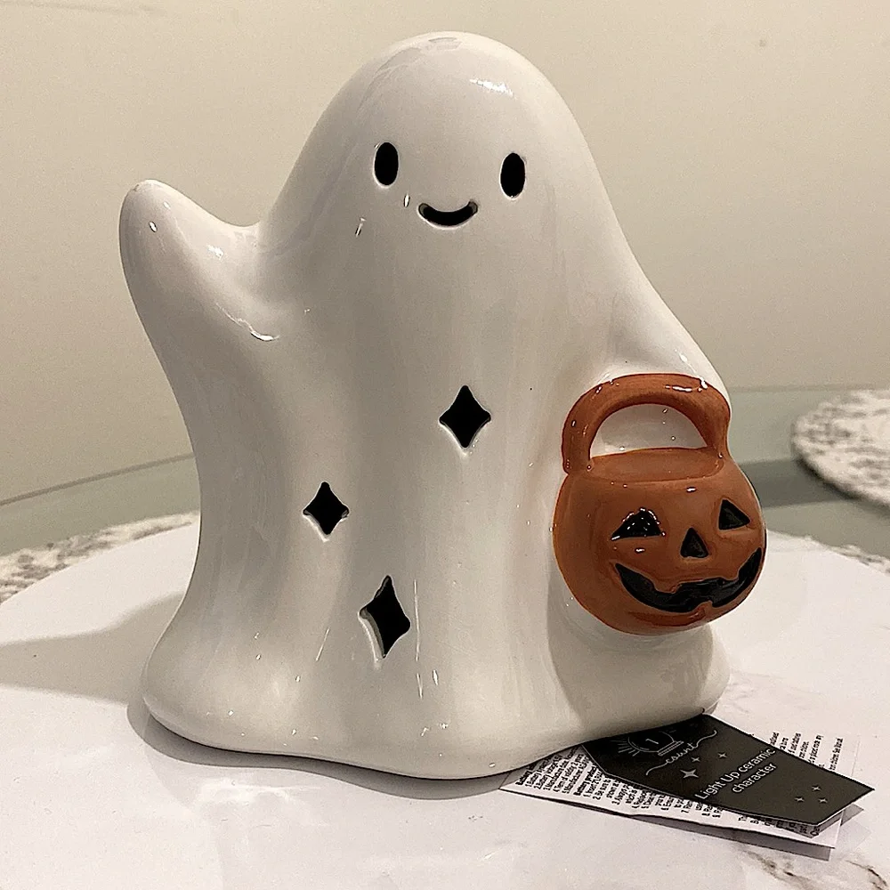 Target Bullseye's Playground - Ceramic Halloween Light Up Characters - Set of 3